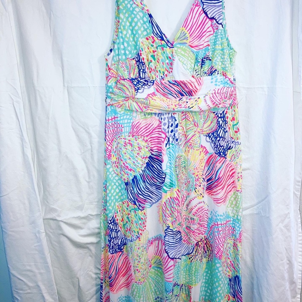 Lilly Pulitzer Sloane Maxi Dress XL hemmed
